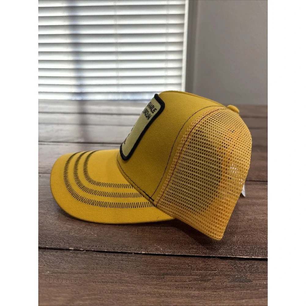 Peter‎ Grimm Peanuts Charlie Brown Yellow Fabric Mesh Hat 2024